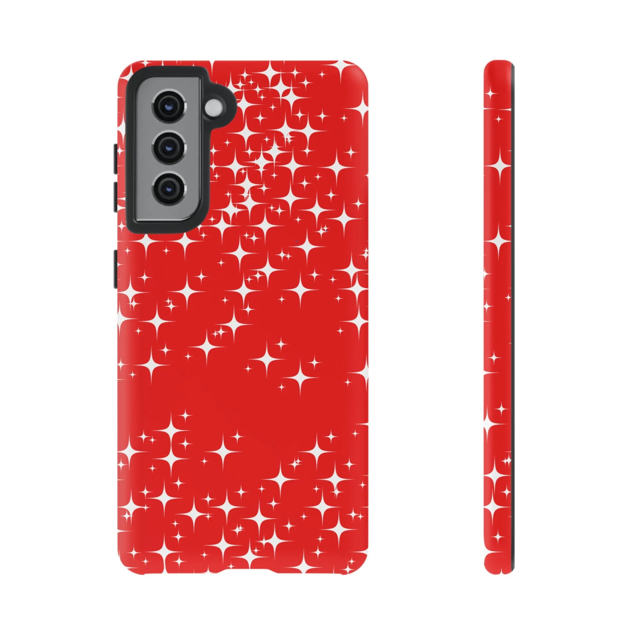 Red Sparkling Samsung Galaxy Phone Case - Stylish Protection for All Occasions, Gifts for friends, Gifts for love ones, Gifts for colleagues