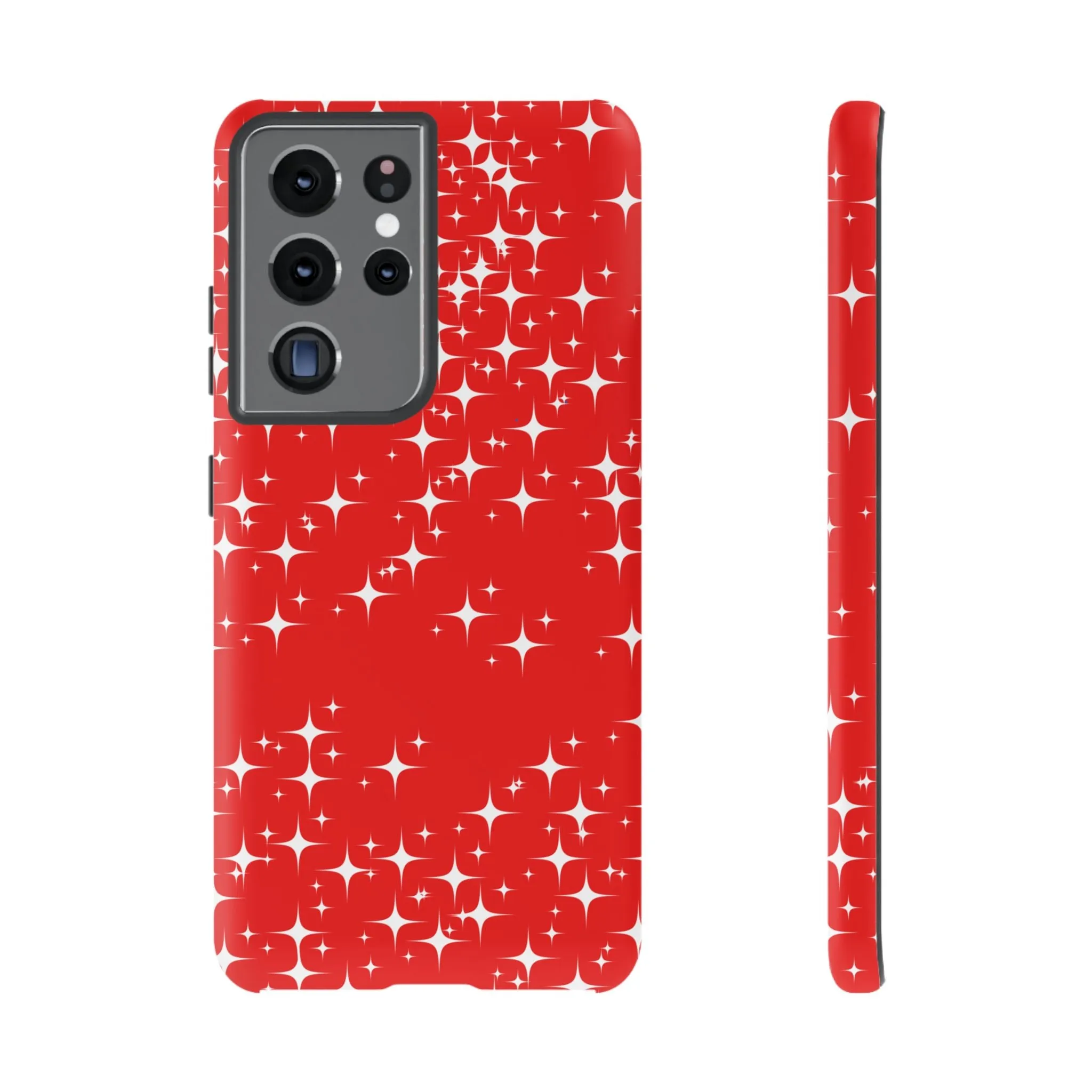Red Sparkling Samsung Galaxy Phone Case - Stylish Protection for All Occasions, Gifts for friends, Gifts for love ones, Gifts for colleagues