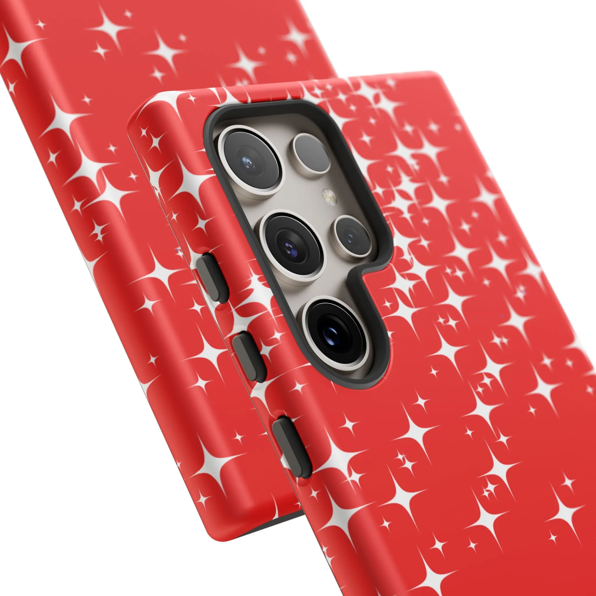 Red Sparkling Samsung Galaxy Phone Case - Stylish Protection for All Occasions, Gifts for friends, Gifts for love ones, Gifts for colleagues