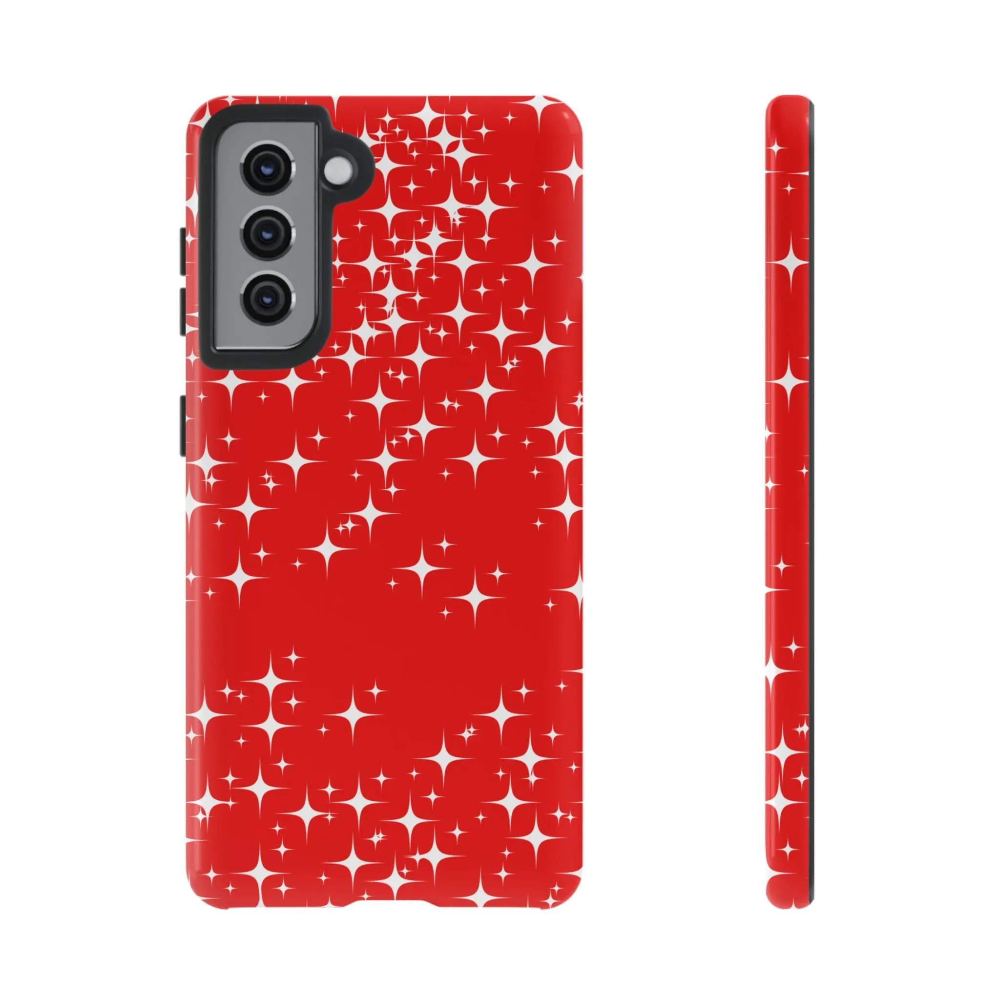 Red Sparkling Samsung Galaxy Phone Case - Stylish Protection for All Occasions, Gifts for friends, Gifts for love ones, Gifts for colleagues