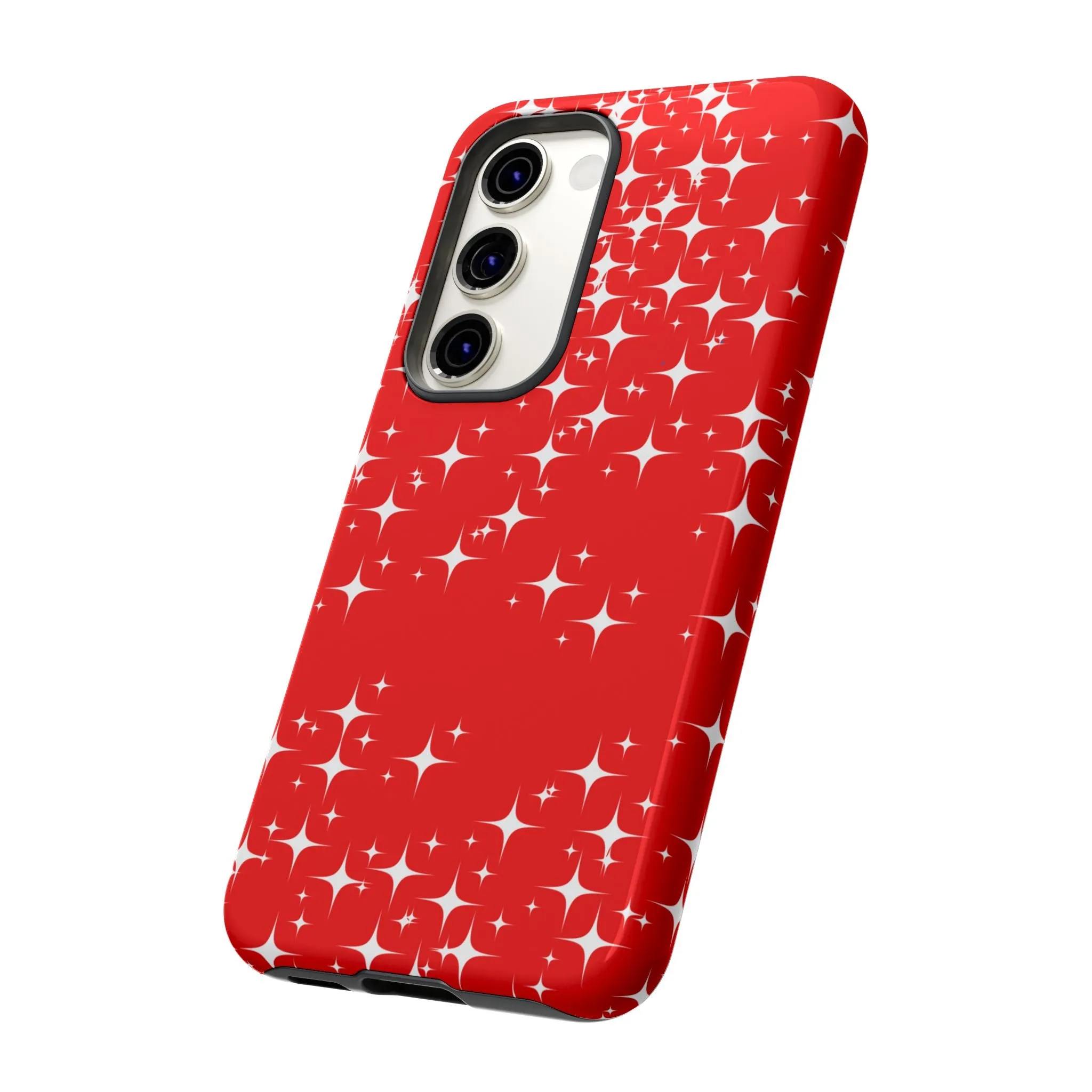 Red Sparkling Samsung Galaxy Phone Case - Stylish Protection for All Occasions, Gifts for friends, Gifts for love ones, Gifts for colleagues