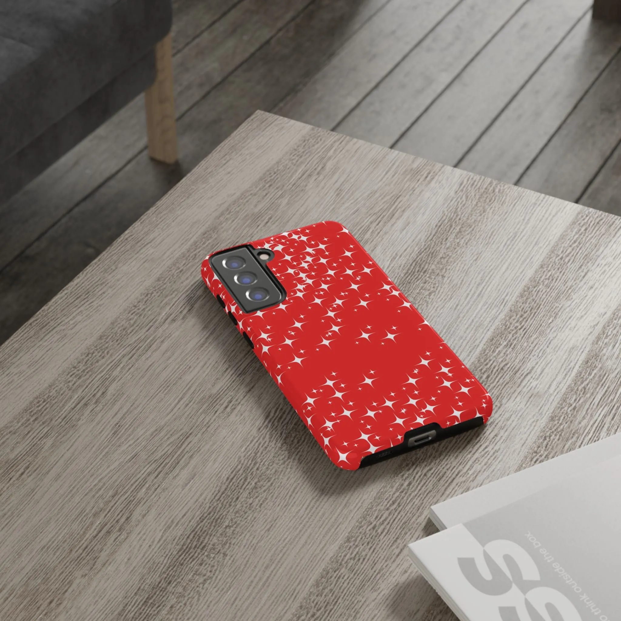 Red Sparkling Samsung Galaxy Phone Case - Stylish Protection for All Occasions, Gifts for friends, Gifts for love ones, Gifts for colleagues