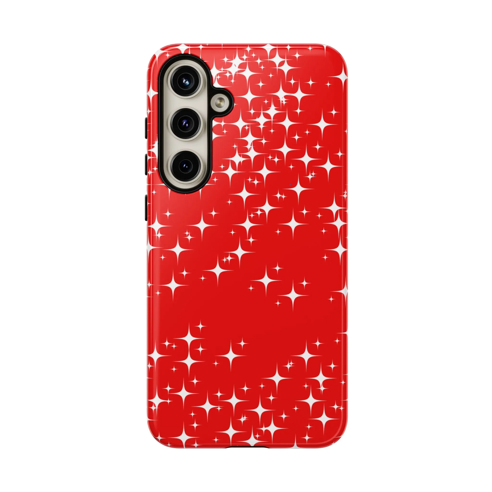 Red Sparkling Samsung Galaxy Phone Case - Stylish Protection for All Occasions, Gifts for friends, Gifts for love ones, Gifts for colleagues