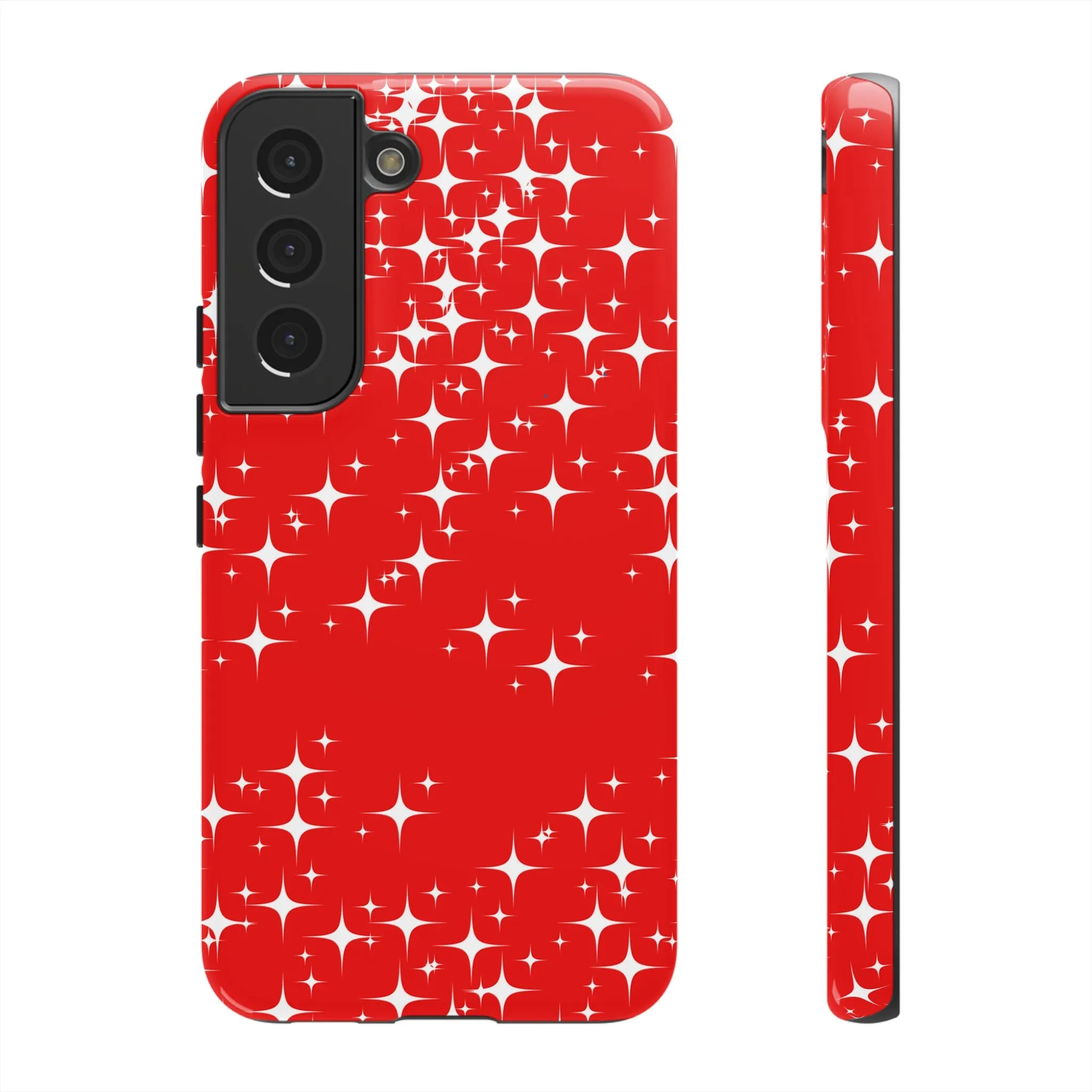 Red Sparkling Samsung Galaxy Phone Case - Stylish Protection for All Occasions, Gifts for friends, Gifts for love ones, Gifts for colleagues