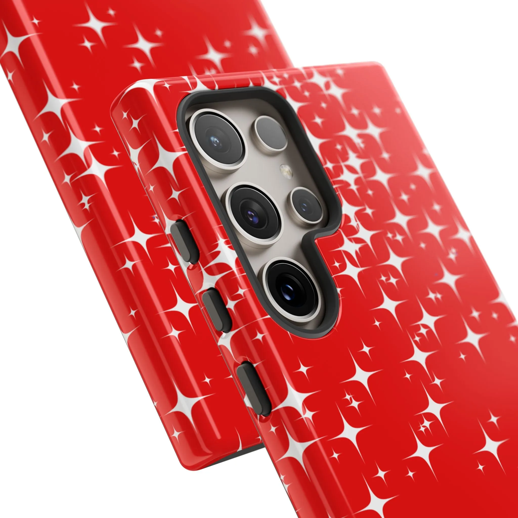 Red Sparkling Samsung Galaxy Phone Case - Stylish Protection for All Occasions, Gifts for friends, Gifts for love ones, Gifts for colleagues