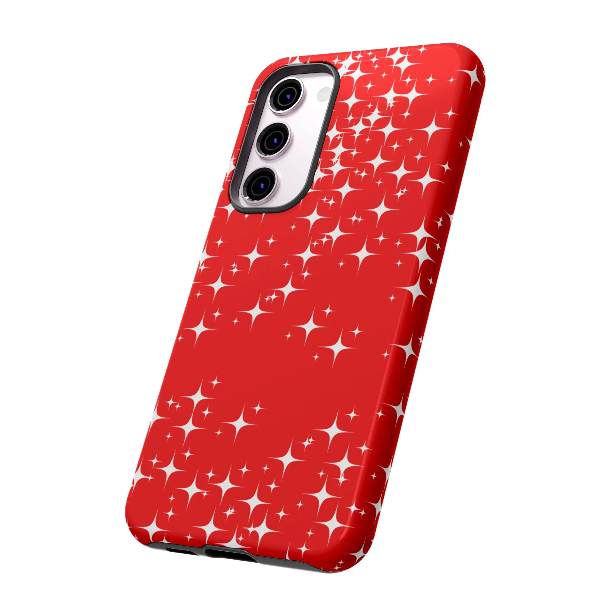Red Sparkling Samsung Galaxy Phone Case - Stylish Protection for All Occasions, Gifts for friends, Gifts for love ones, Gifts for colleagues
