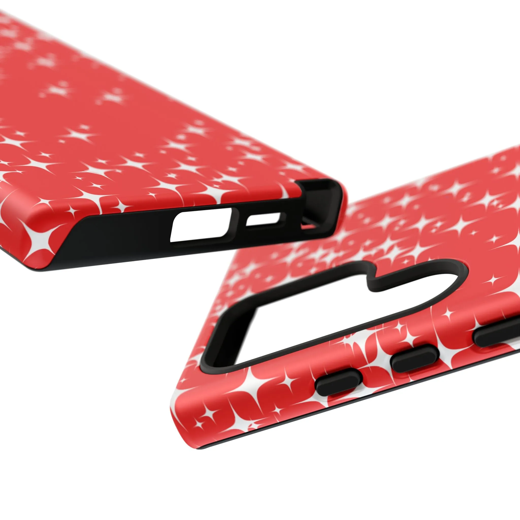 Red Sparkling Samsung Galaxy Phone Case - Stylish Protection for All Occasions, Gifts for friends, Gifts for love ones, Gifts for colleagues