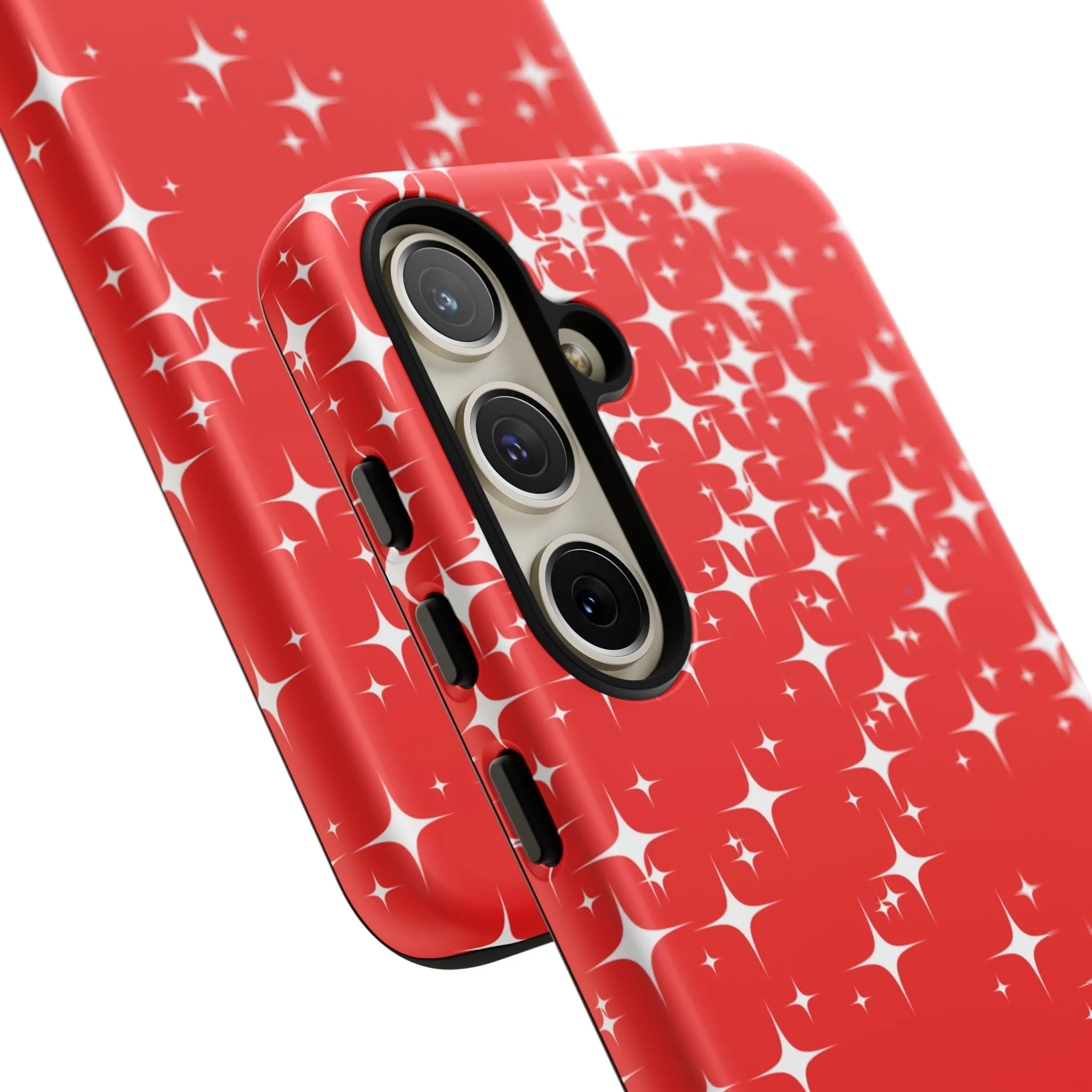 Red Sparkling Samsung Galaxy Phone Case - Stylish Protection for All Occasions, Gifts for friends, Gifts for love ones, Gifts for colleagues