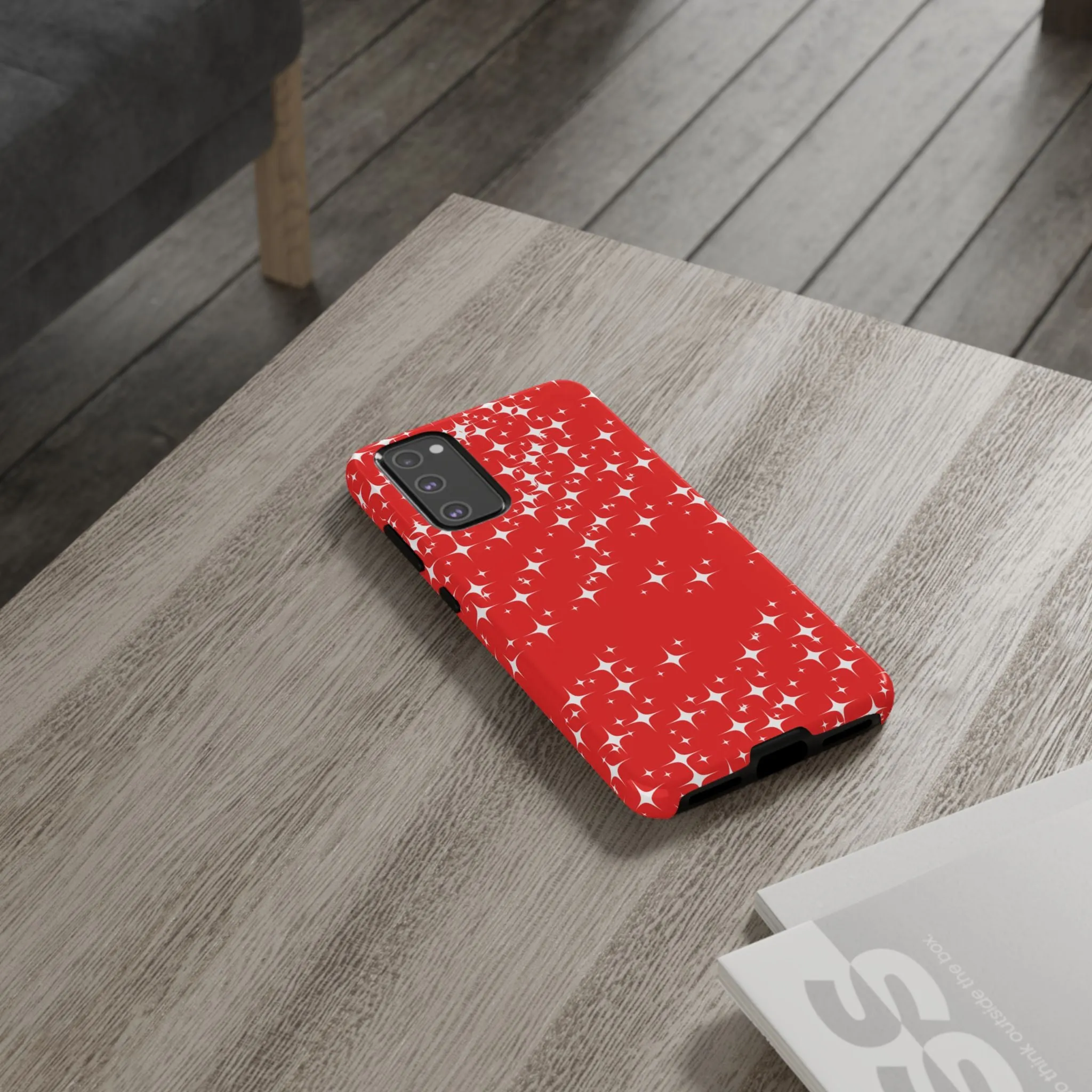 Red Sparkling Samsung Galaxy Phone Case - Stylish Protection for All Occasions, Gifts for friends, Gifts for love ones, Gifts for colleagues
