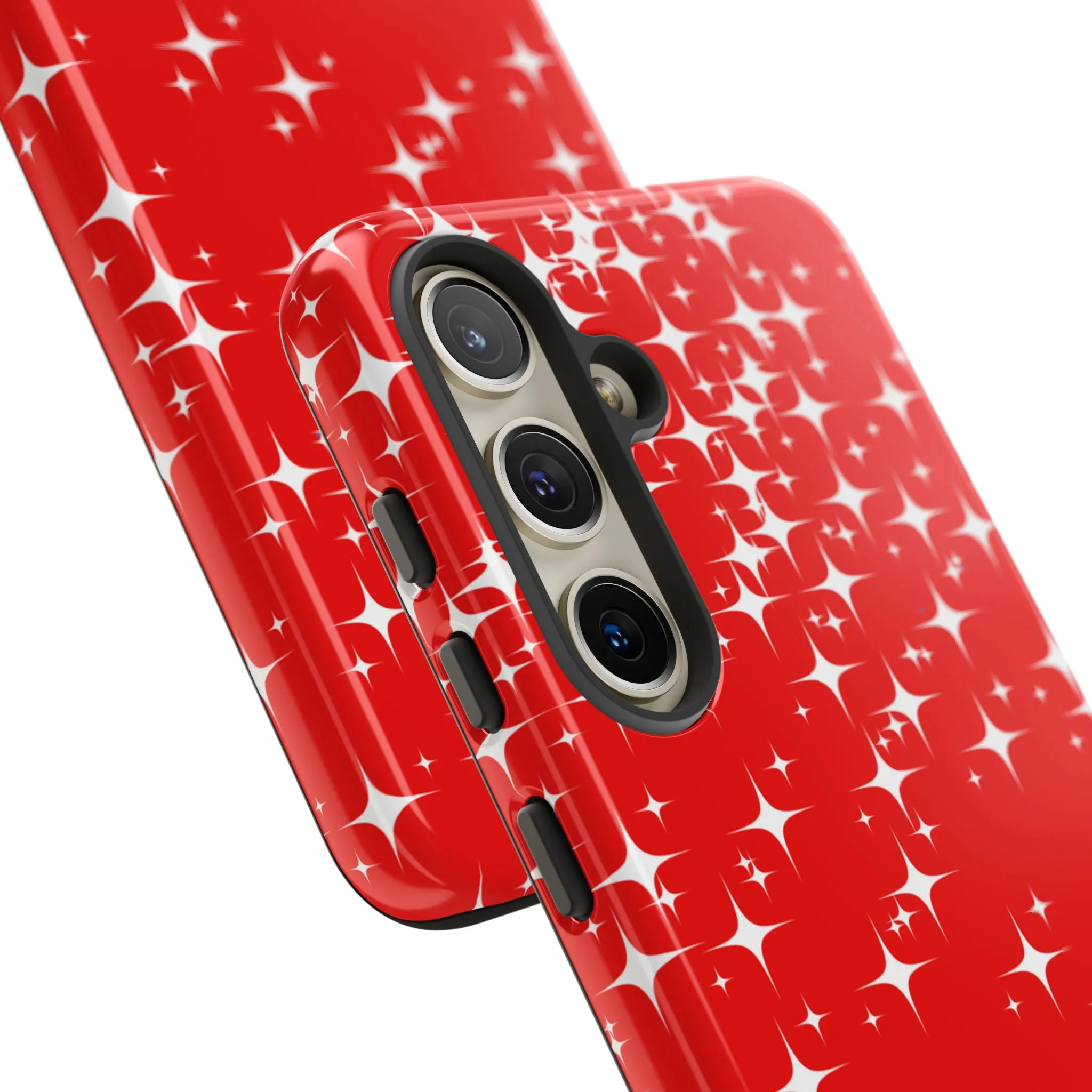 Red Sparkling Samsung Galaxy Phone Case - Stylish Protection for All Occasions, Gifts for friends, Gifts for love ones, Gifts for colleagues