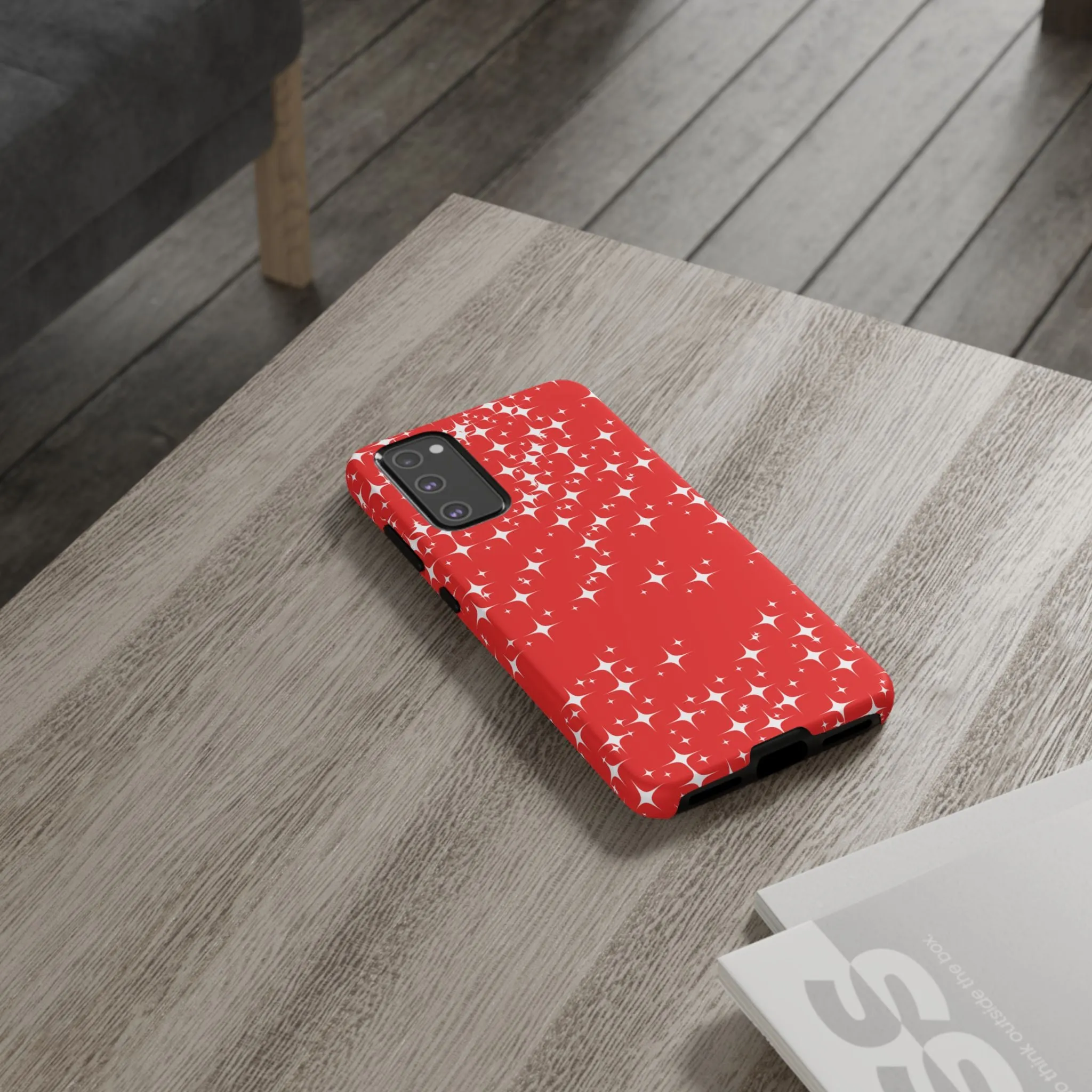 Red Sparkling Samsung Galaxy Phone Case - Stylish Protection for All Occasions, Gifts for friends, Gifts for love ones, Gifts for colleagues