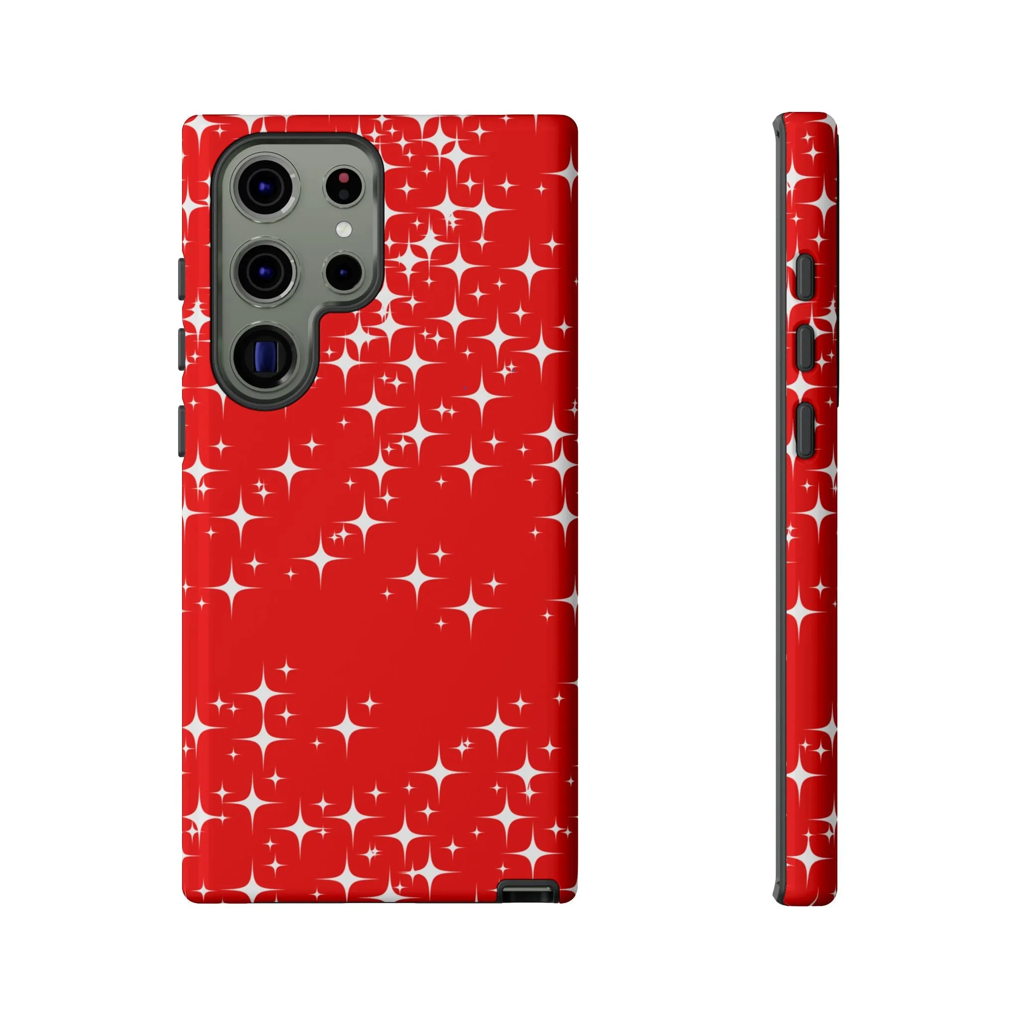 Red Sparkling Samsung Galaxy Phone Case - Stylish Protection for All Occasions, Gifts for friends, Gifts for love ones, Gifts for colleagues