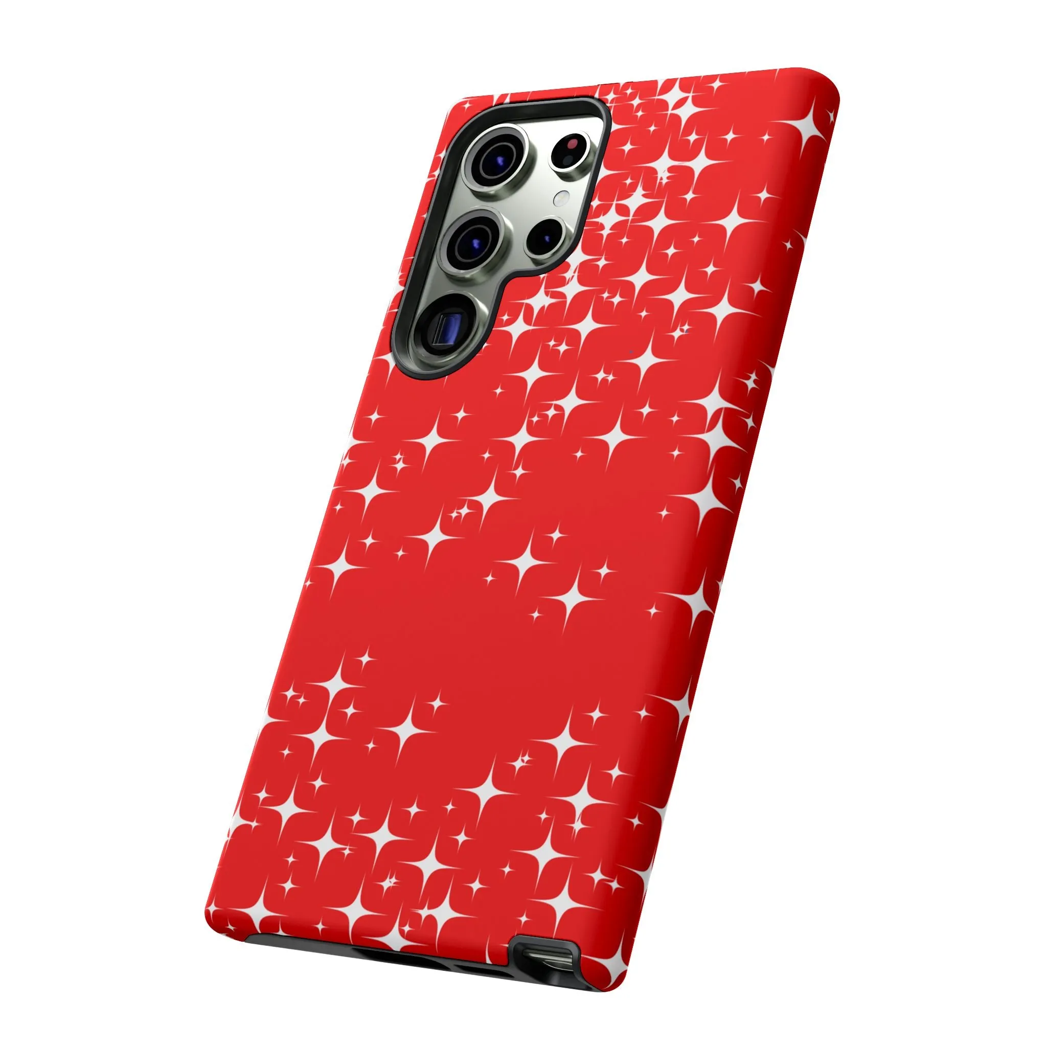 Red Sparkling Samsung Galaxy Phone Case - Stylish Protection for All Occasions, Gifts for friends, Gifts for love ones, Gifts for colleagues