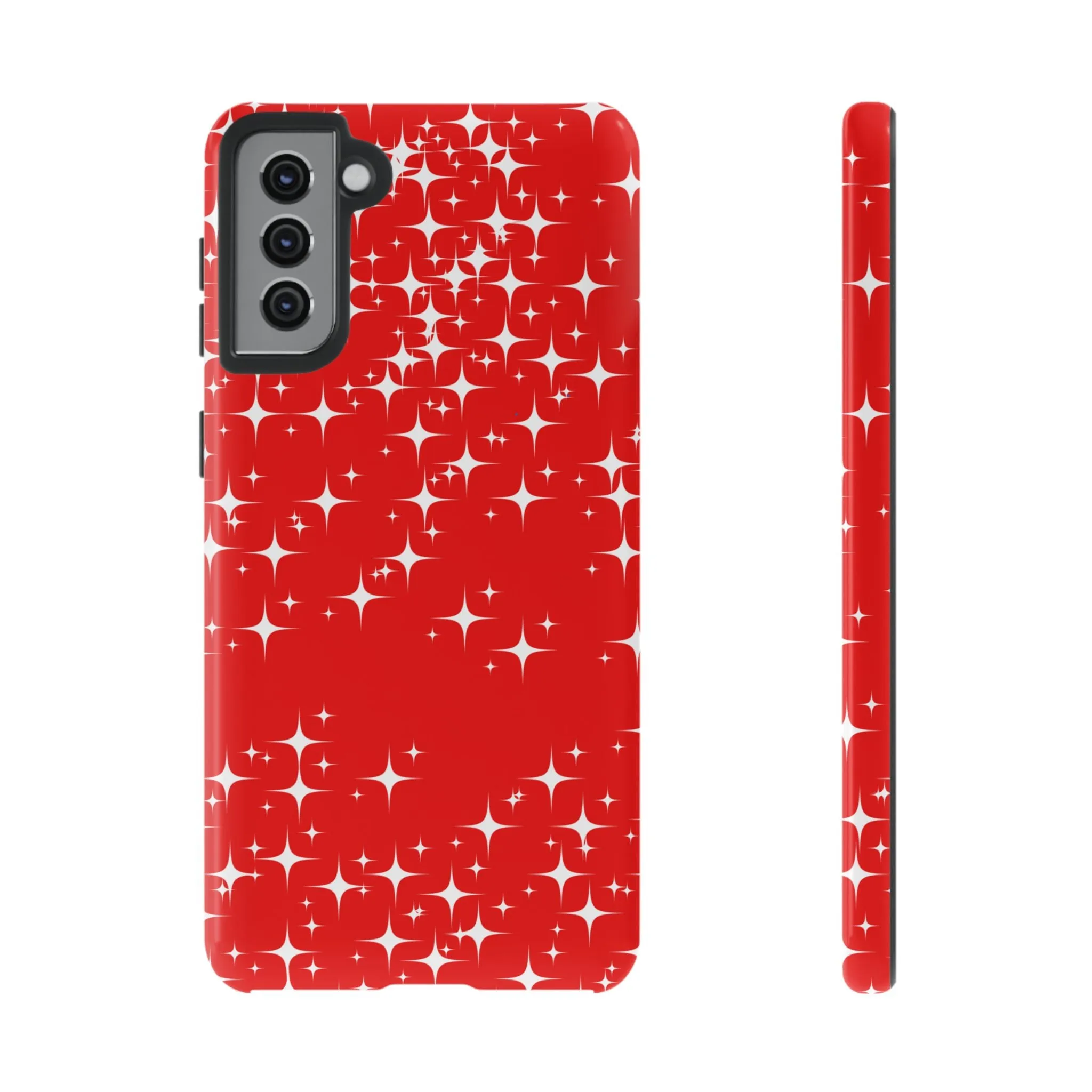 Red Sparkling Samsung Galaxy Phone Case - Stylish Protection for All Occasions, Gifts for friends, Gifts for love ones, Gifts for colleagues