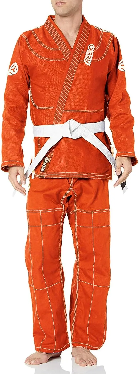REEVO Guard Ultralight - Super Light - BJJ Gi for Kids and Adults - Brazillian Jiu Jitsu Uniform w/Free White Belt