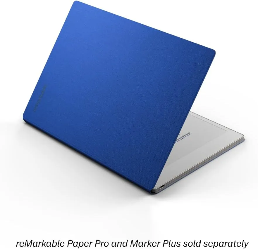 reMarkable Paper Pro - Mosaic Weave Book Folio for Your 11.8'' Paper Tablet - Cobalt