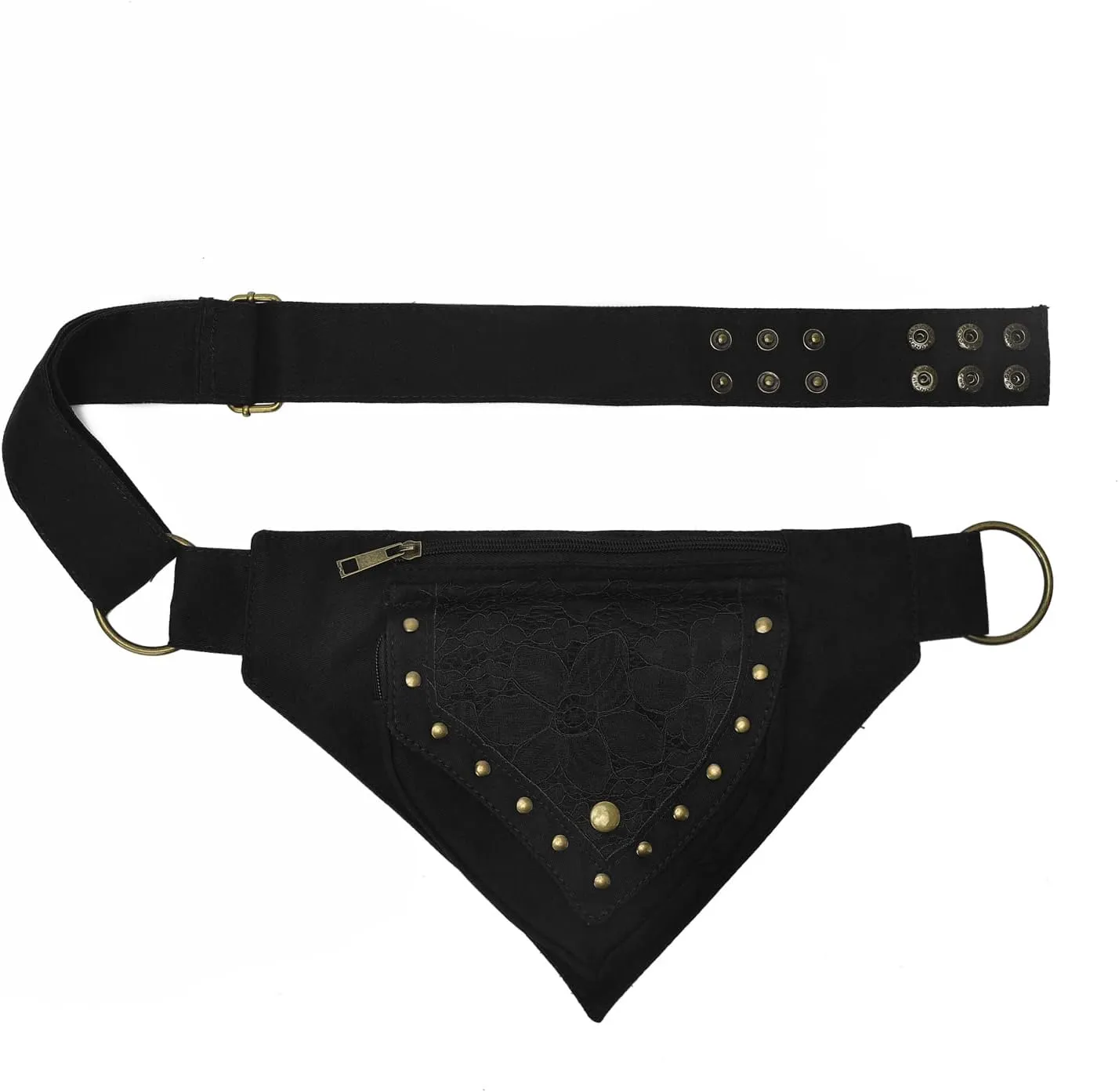 Renaissance Faire Festival Thigh Bag - Drop Leg Fanny Pack for Women - Lace Waist Utility Hip Belt - Renaissance Accessories