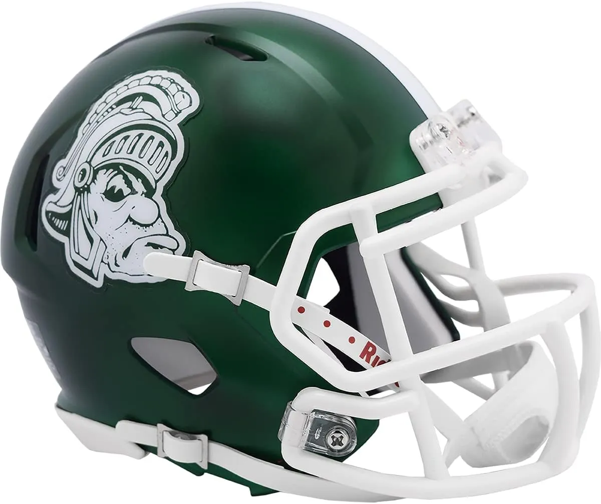 Riddell NCAA Michigan State Spartans Gruff Sparty Revolution Speed Mini Football Helmet