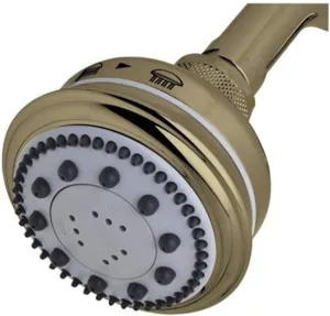 Rohl B240NSHTCB 3-1/2-Inch Diameter Bossini Three Function Master-Flow Showerhead with Added Nebulizer Spray, Tuscan Brass