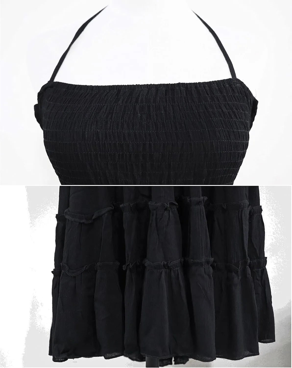 R.Vivimos Womens Summer Boho Sexy Backless Long Dresses