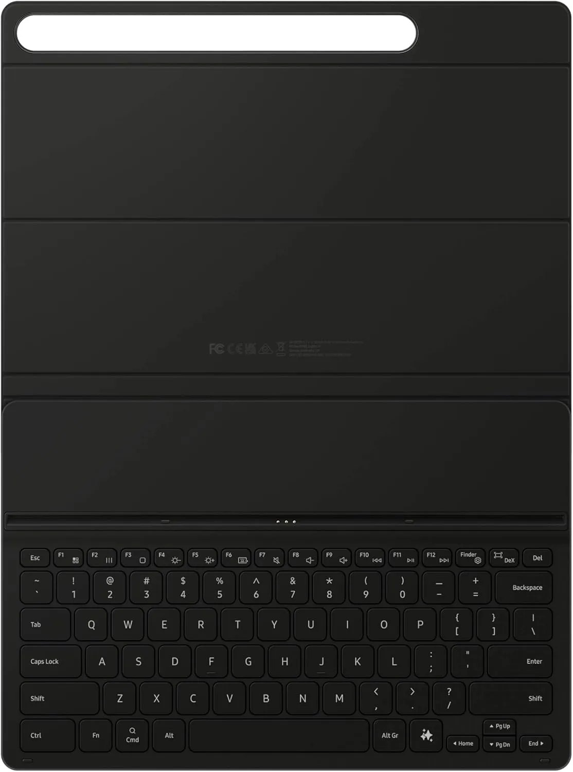 Samsung Keyboard Cover Case for Galaxy S10  - Slim Black