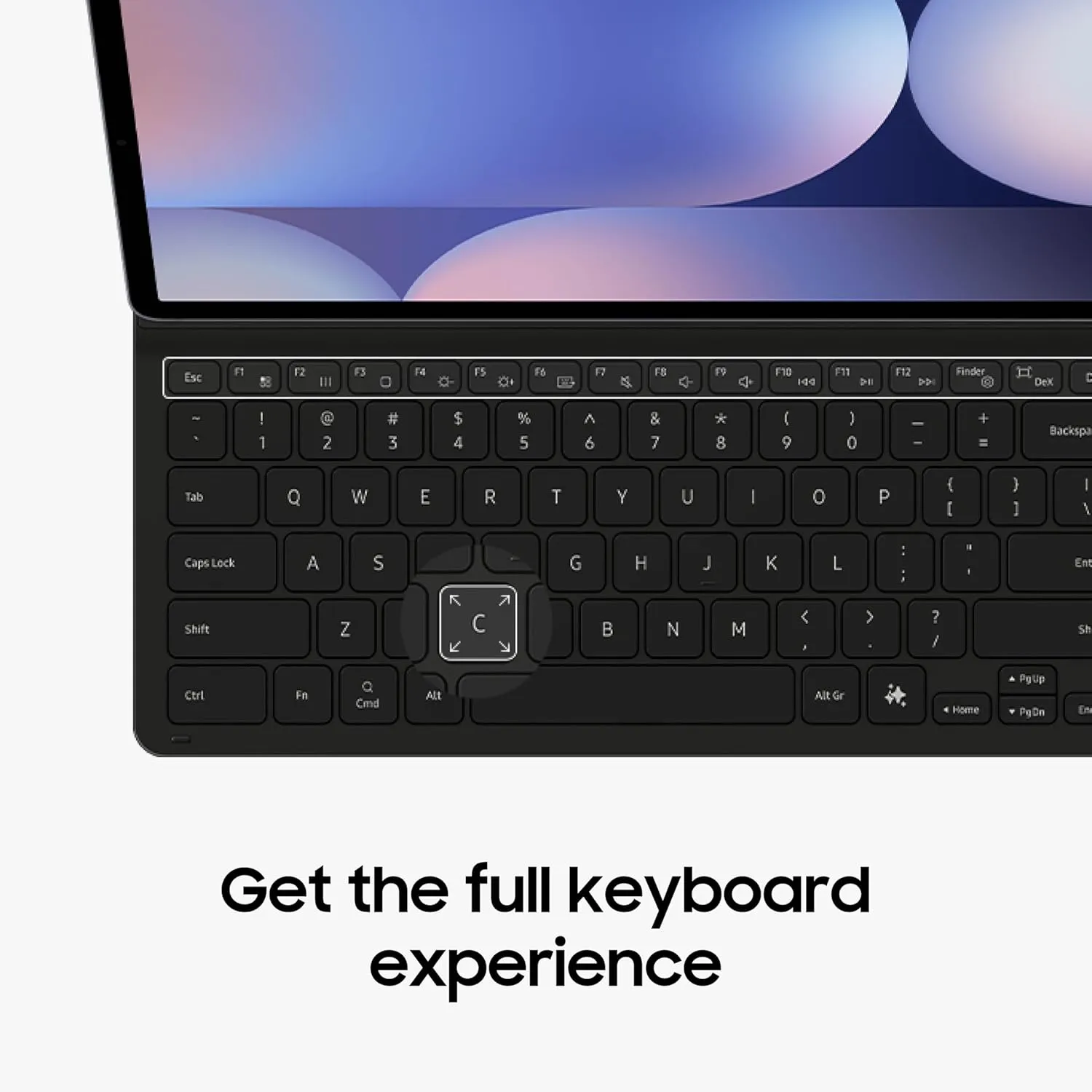 Samsung Keyboard Cover Case for Galaxy S10  - Slim Black