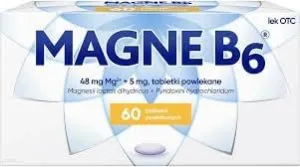Sanofi Magne B6 Magnesium and Pyridoxine Coated Tablets, 60 Count
