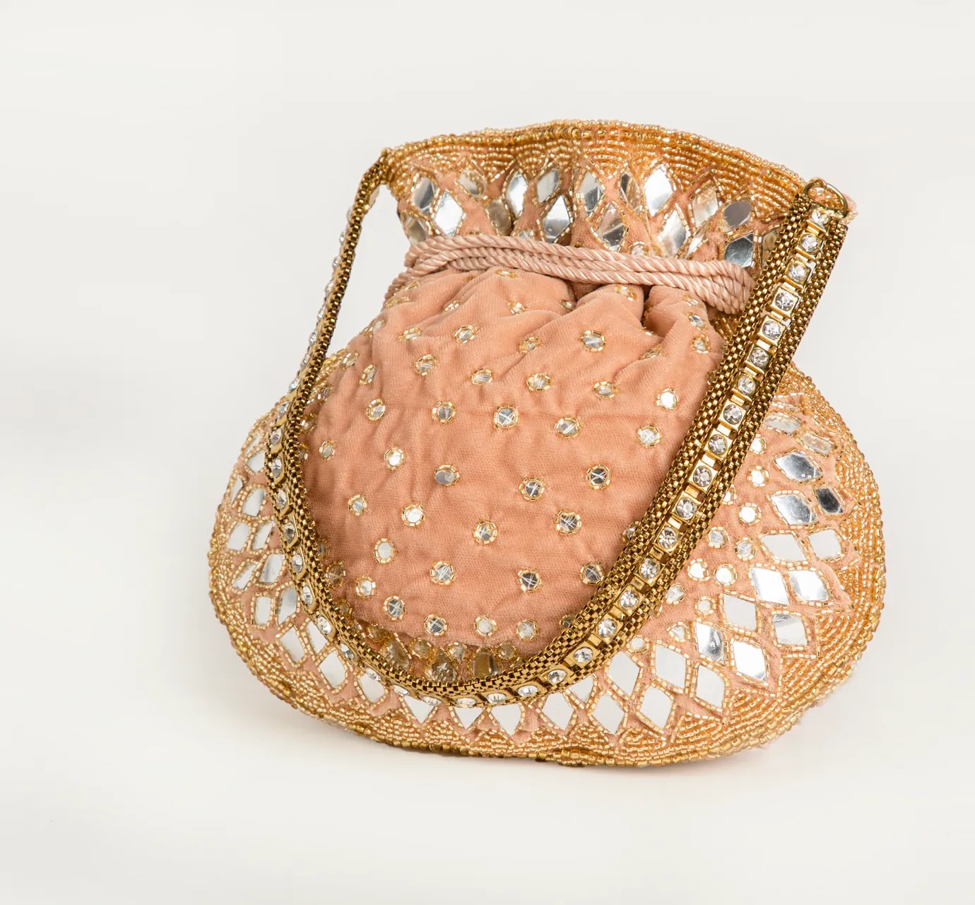 Satara Potli – Dusty Pink