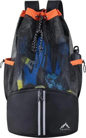 Scuba Diving Bag, XL Mesh Backpack for Scuba Diving and Snorkeling Gear & Equipment, Holds Mask, Fins, Snorkel