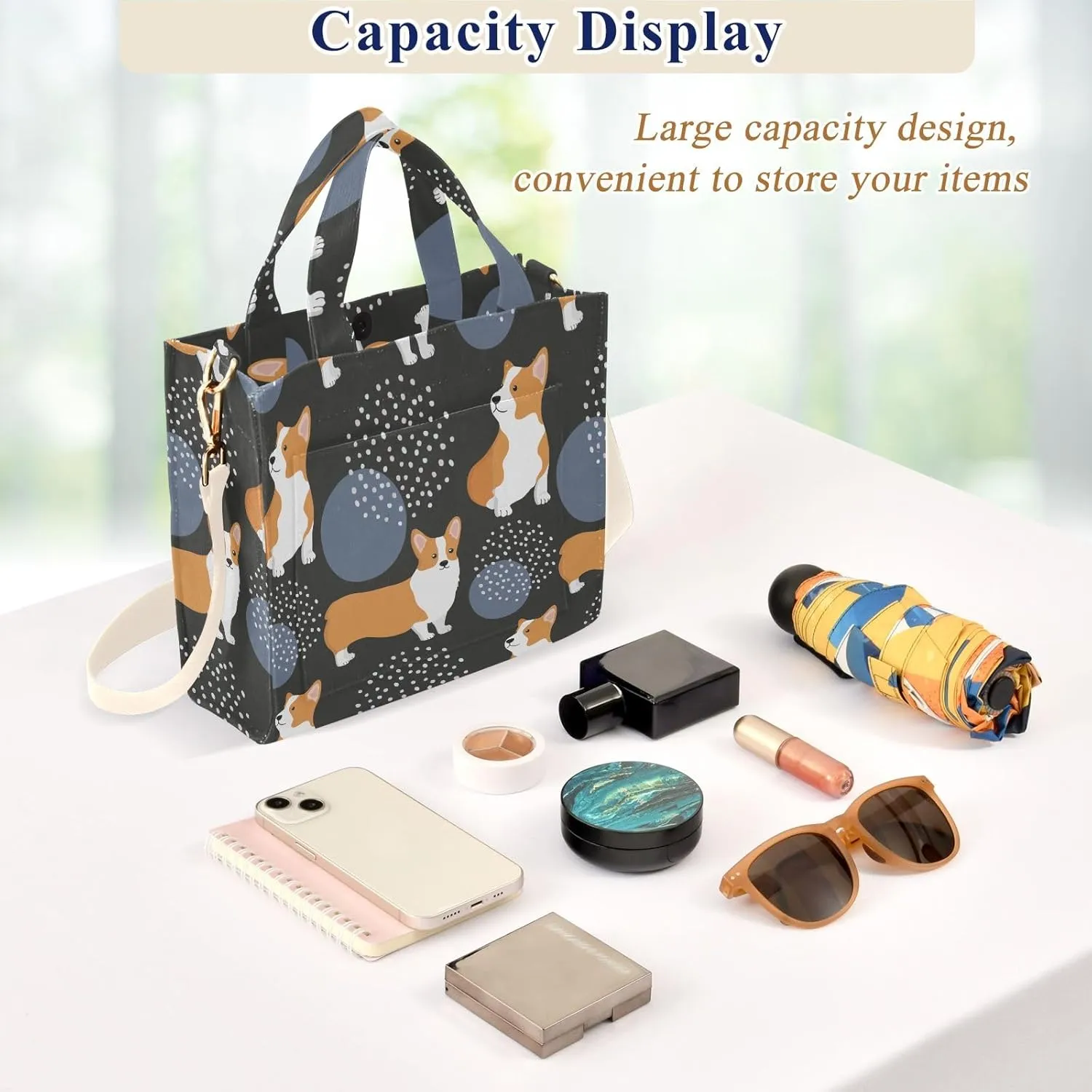 Seahorse Starfish Anchor Navy Women Tote Shoulder Handbags Tote Flowers Large Capacity Purse S