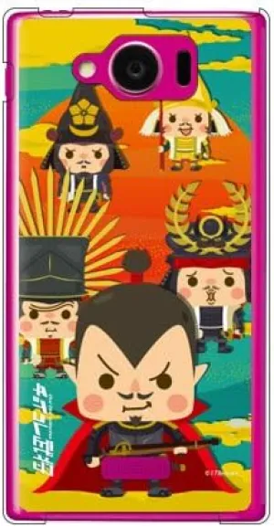 Second Skin CHOICOLE Warlords Fubu Tenka (Clear) Design by Takahiro Inaba, for AQUOS Phone Serie Mini SHL24/au ASHL24-PCCL-205-Y765