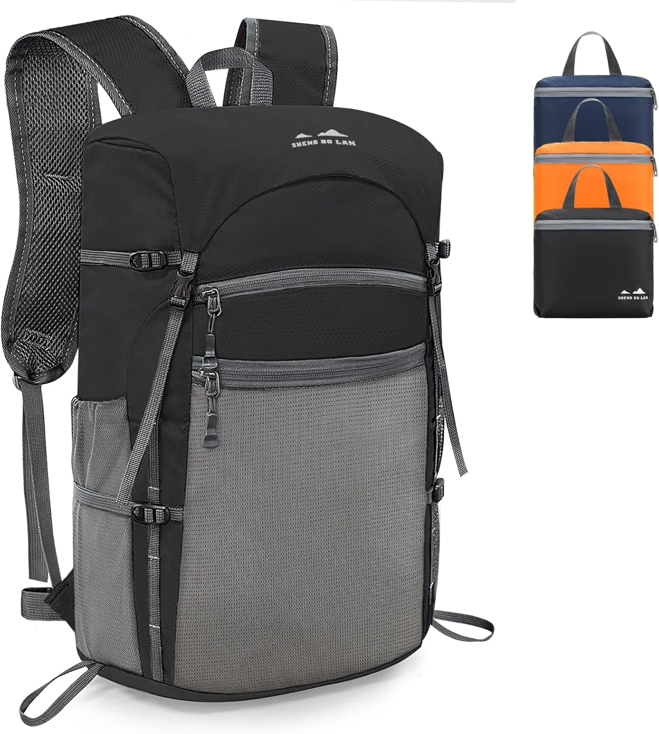 Seektop Small Lightweight Hiking Backpack, 20L Foldable Water-resistant Travel Camping Backpack Daypack for Men Women