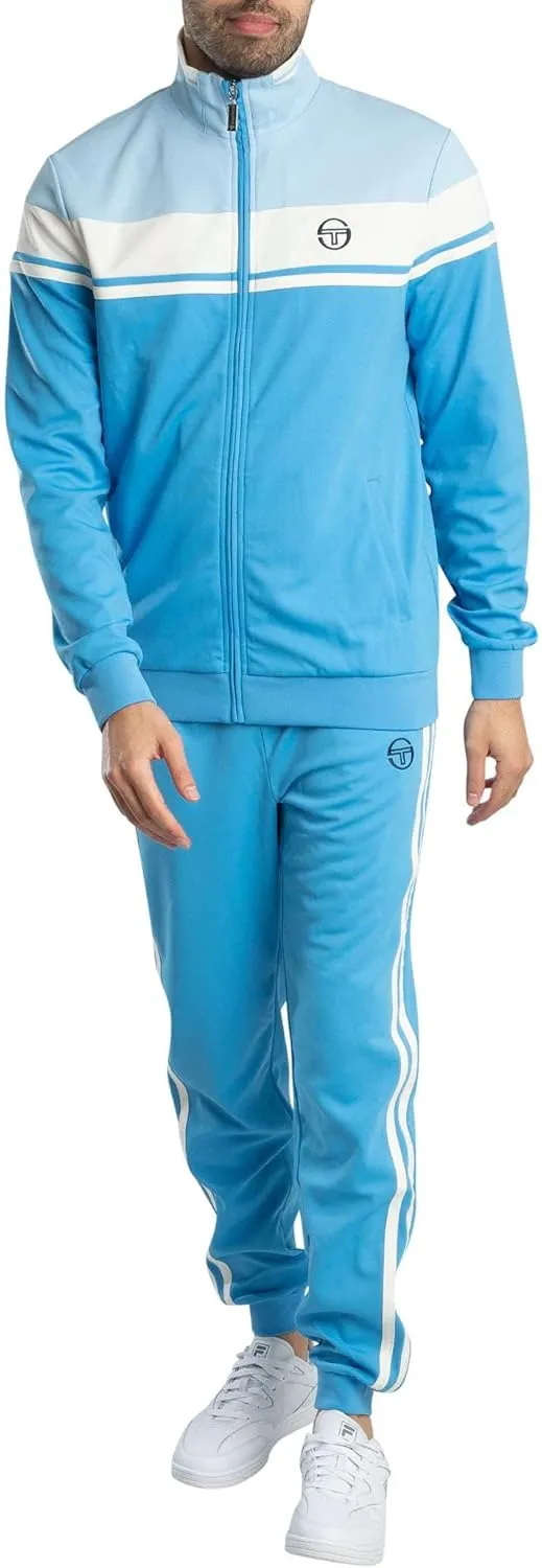 Sergio Tacchini Men's Damarindo Track Joggers, Azure Blue/Gardenia
