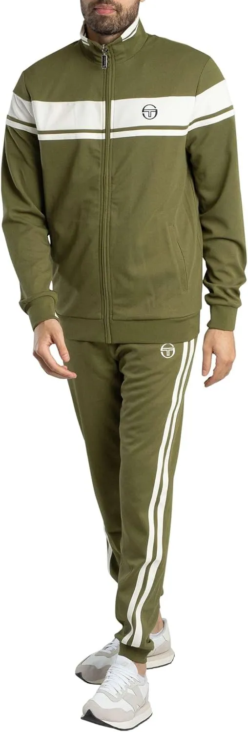 Sergio Tacchini Men's Damarindo Track Joggers, Sphagnum/Gardenia