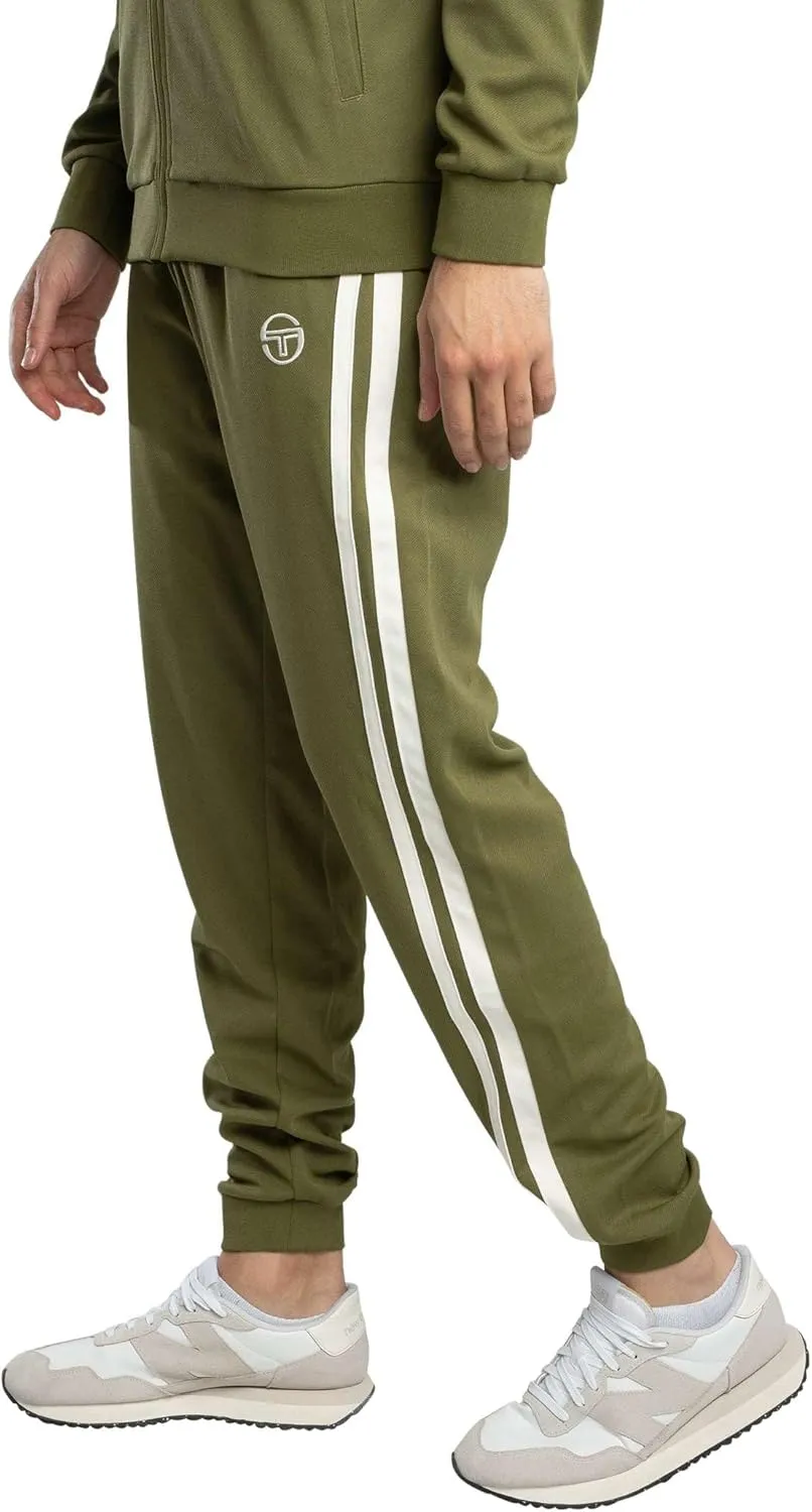 Sergio Tacchini Men's Damarindo Track Joggers, Sphagnum/Gardenia