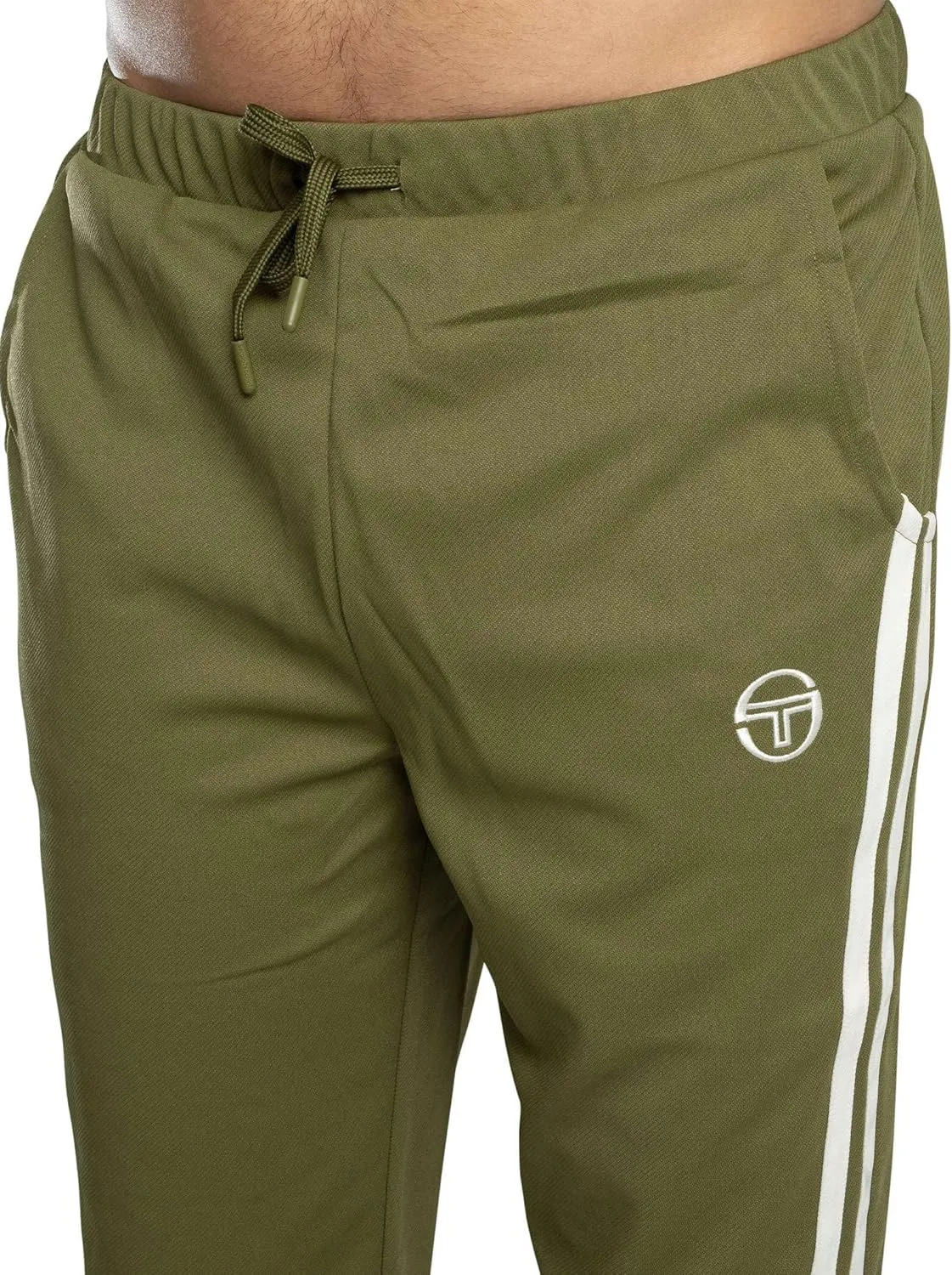 Sergio Tacchini Men's Damarindo Track Joggers, Sphagnum/Gardenia