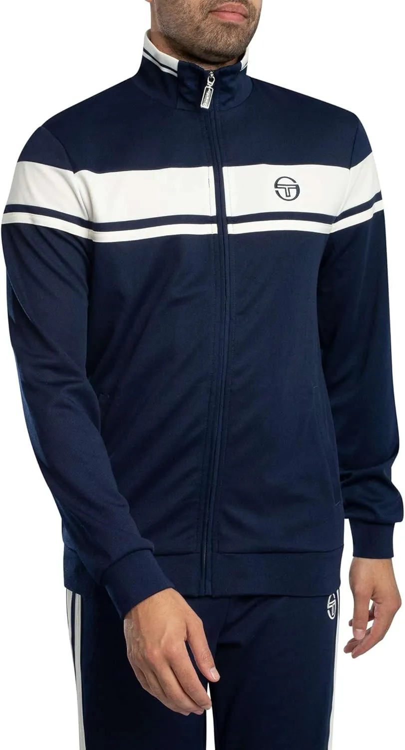 Sergio Tacchini Men's Damarindo Track Suit, Maritime Blue/Gardenia