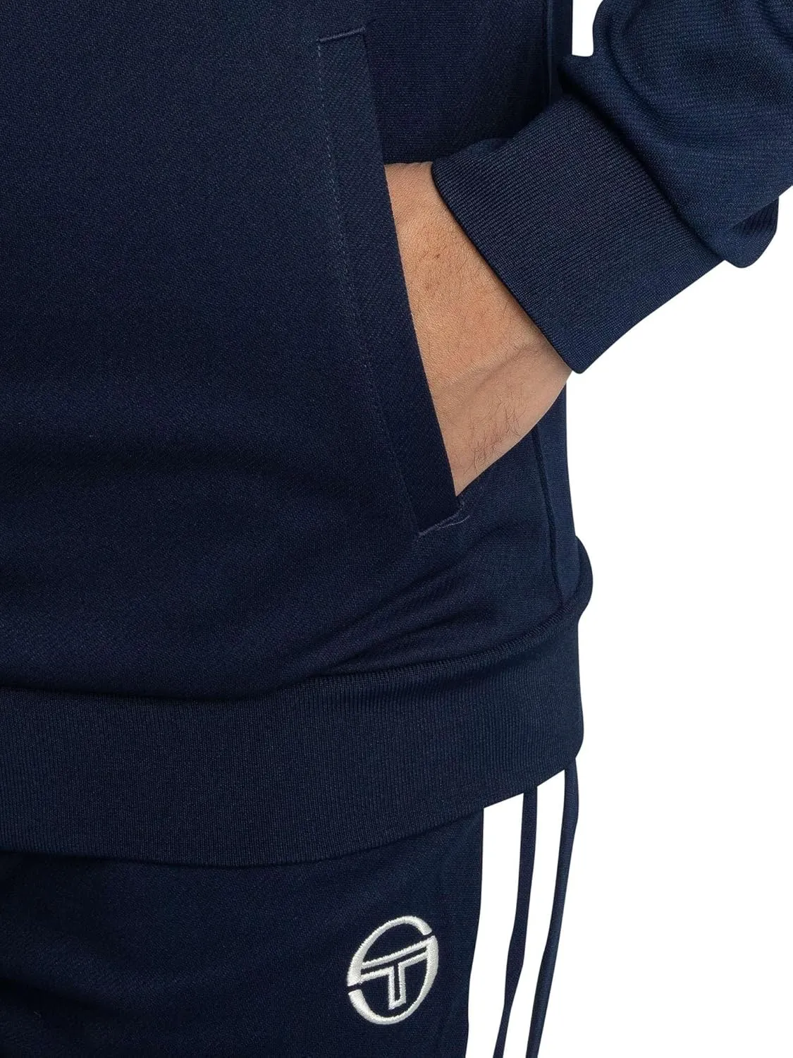 Sergio Tacchini Men's Damarindo Track Suit, Maritime Blue/Gardenia
