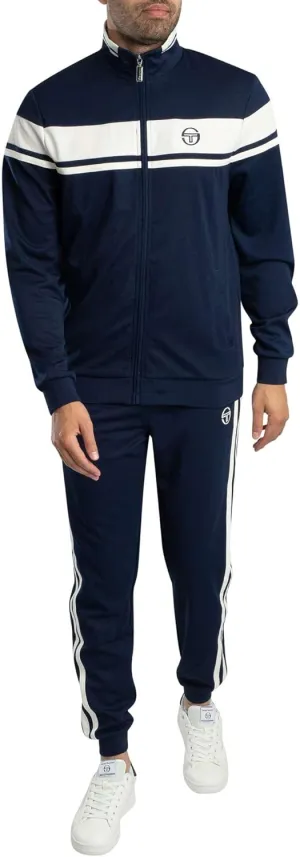 Sergio Tacchini Men's Damarindo Track Suit, Maritime Blue/Gardenia