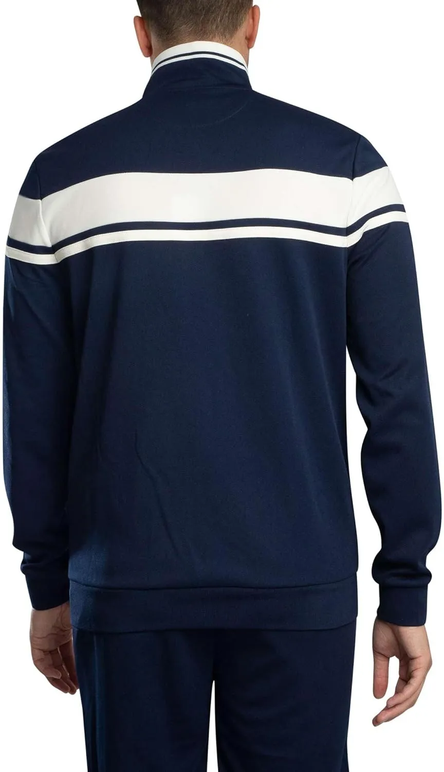 Sergio Tacchini Men's Damarindo Track Suit, Maritime Blue/Gardenia