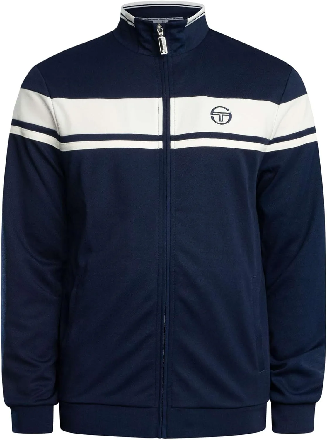 Sergio Tacchini Men's Damarindo Track Suit, Maritime Blue/Gardenia