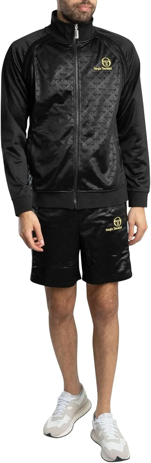 Sergio Tacchini Men's Tracksuit Shorts Nero Mono, Black