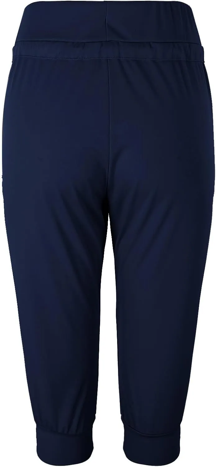 SHAOBGE Summer Pants for Women 2024 Summer New Casual Cropped Elastic Pants for Women Fashion Trendy Pants for