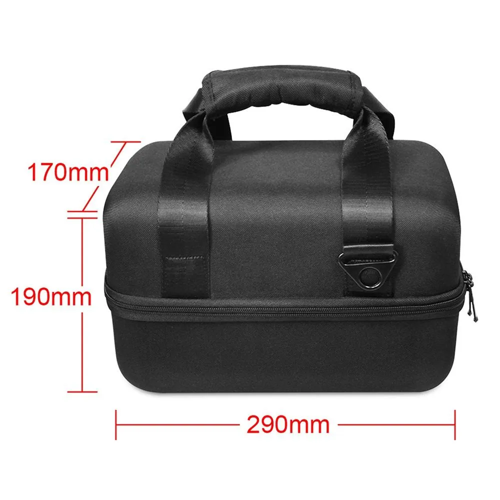 Shock-absorbing Protective Bag for Devialet Phantom Ii Bluetooth Speaker - Black