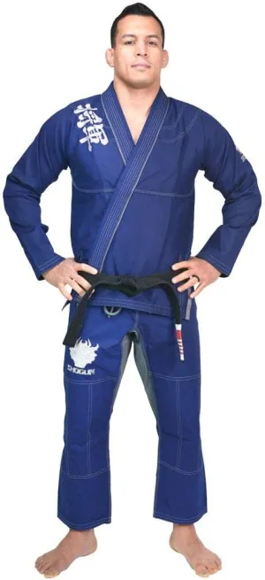 SHOGUN Fight Jiu Jitsu Gi Ultra Light 'Kanji' 350gsm Pearl Weave Cotton Premium BJJ