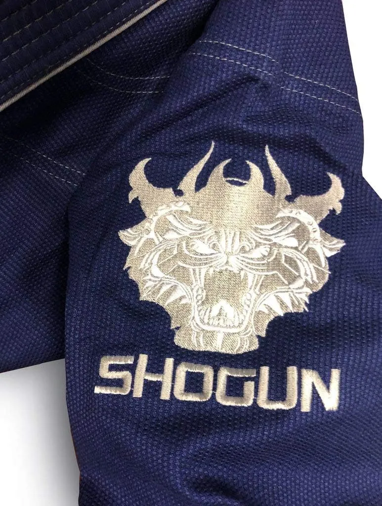 SHOGUN Fight Jiu Jitsu Gi Ultra Light 'Kanji' 350gsm Pearl Weave Cotton Premium BJJ