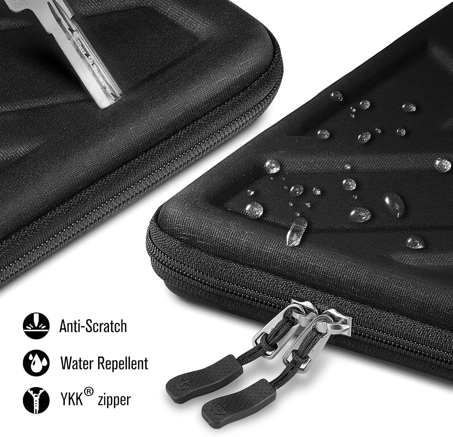 SITHON Hard Shell Laptop Sleeve Case for 13-14 inch Chromebook, Computer Carrying Case for MacBook Pro 14 M4 Pro/Max 2024, 13" MacBook Pro/Air, Other Up to 14" Acer/HP/Dell/ASUS Chromebook, Black