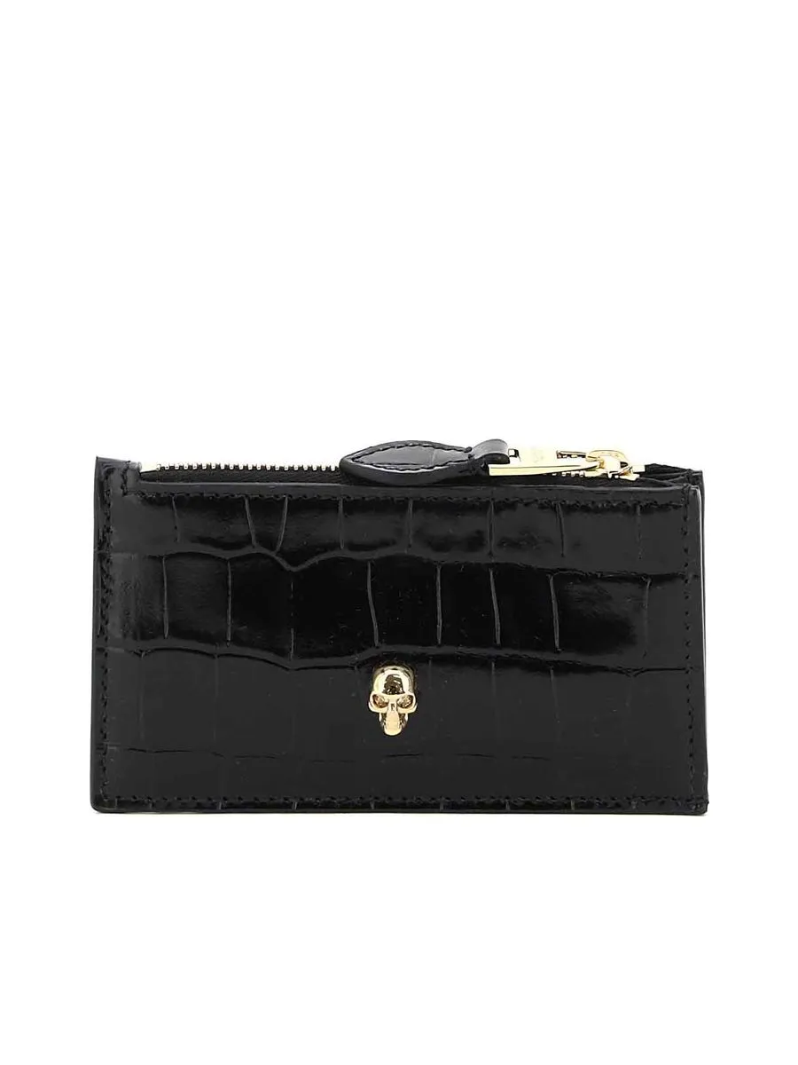 Skull Card Holder Pouch