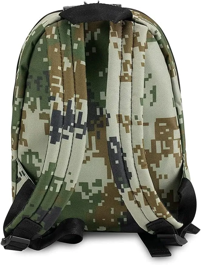 Skunk Mini Backpack- Smell Proof (Green Pixelated Camo)