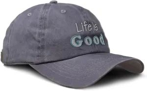 Soft Washed Baseball Cap Life is Good Cotton Dad Hats for Men & Women